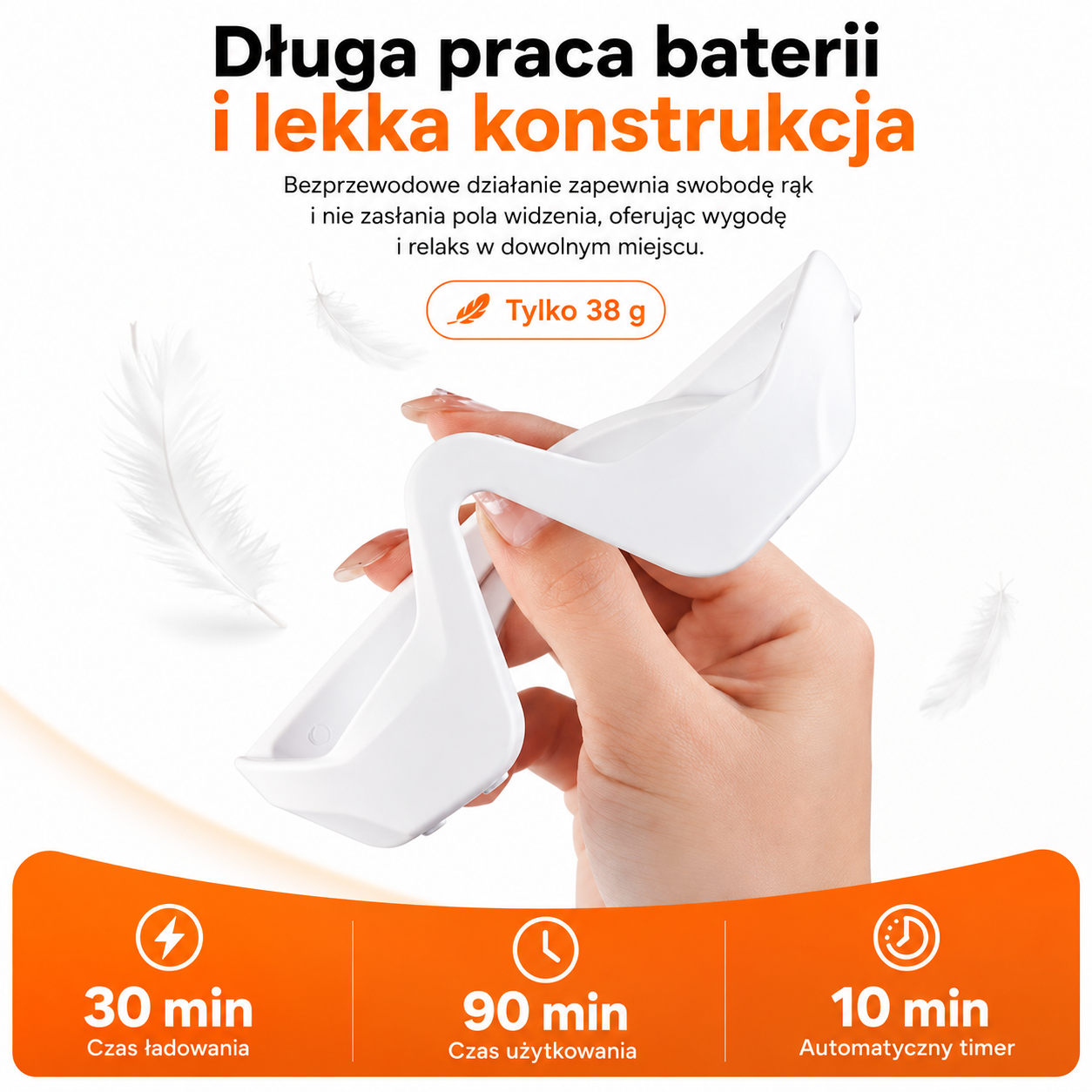 Masażer do Oczu EMS – Redukcja Zmęczenia i Cieni pod Oczami